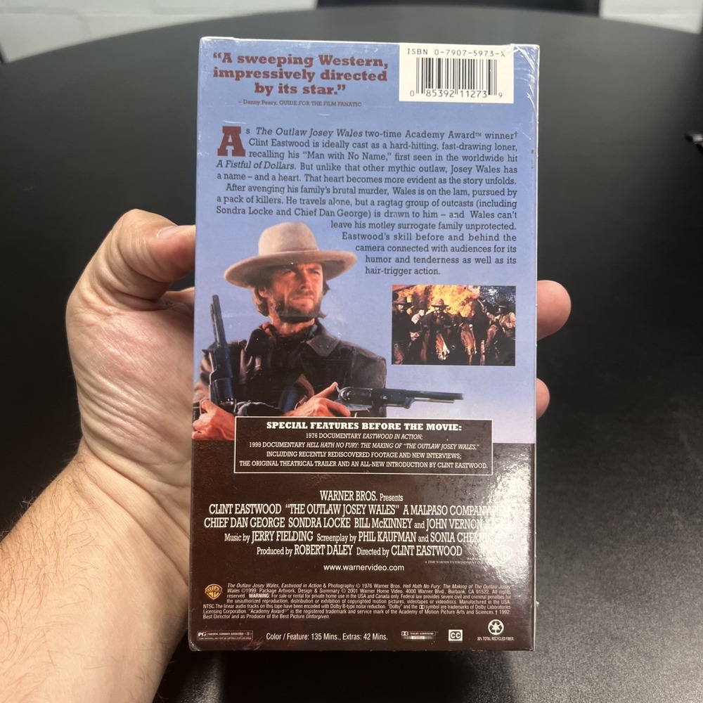 The Outlaw Josey Wales‎ (VHS, 2001, Special Edition) New Factory Sealed Eastwood - Picture 3 of 6
